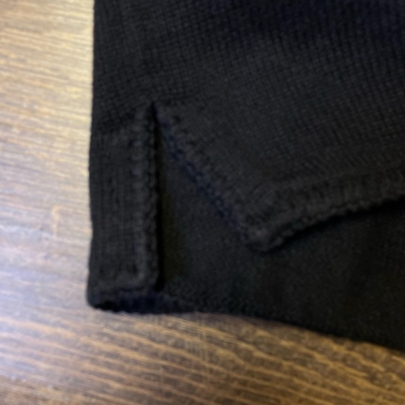 Quacker Factory Black Snowman Sequined Long Sleeve Sweater Womens Size Medium - Picture 9 of 11